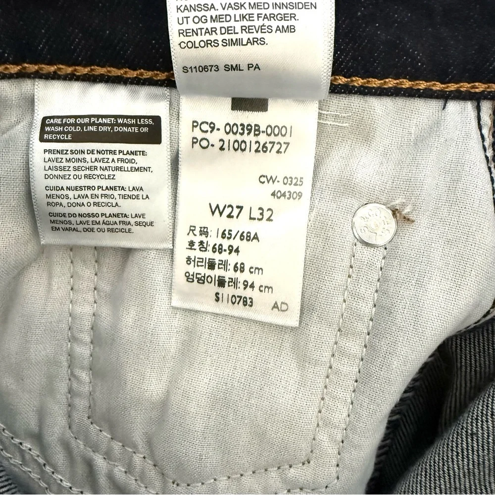 Levi's Dark Indigo Wide Leg Jeans - Picture 6 of 14
